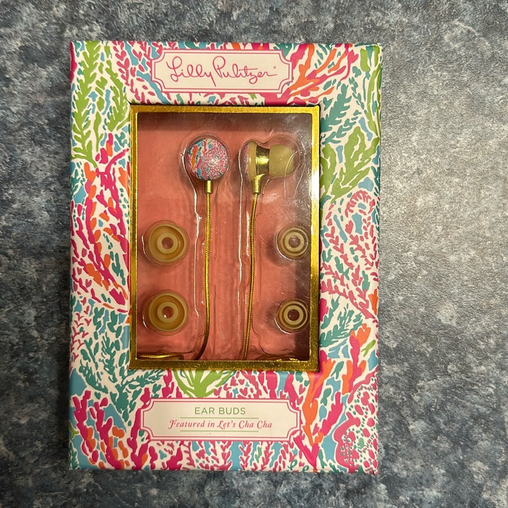 Lilly Pulitzer Let’s Cha Cha Ear Buds